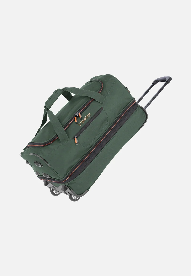 Basics Trolley S Dunkelgrün - Reisetasche mit Rollen