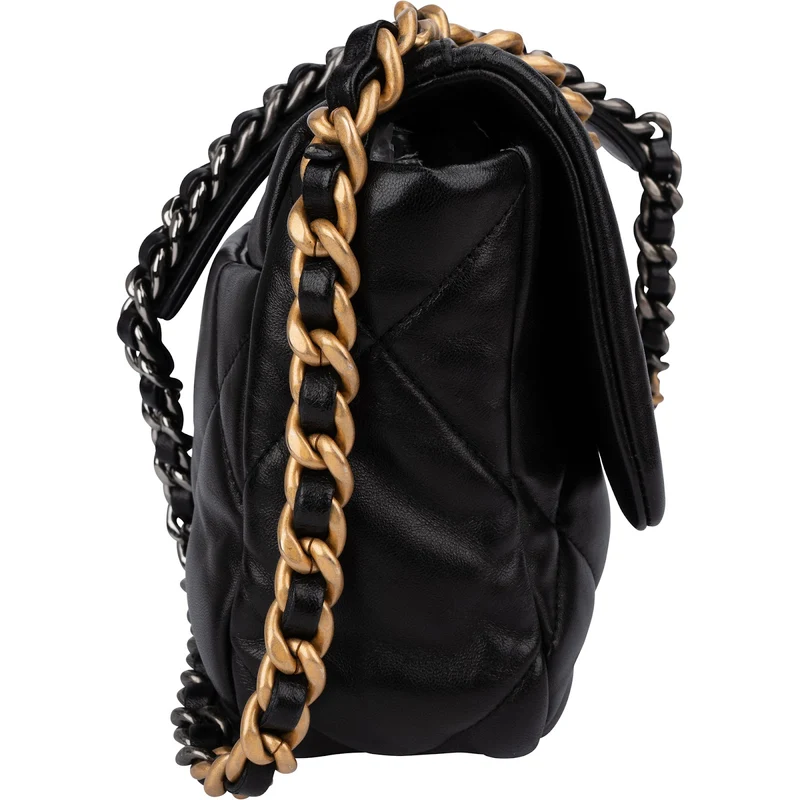 Chanel 19 Quilted Lambskin Single Flap Crossbody Bag