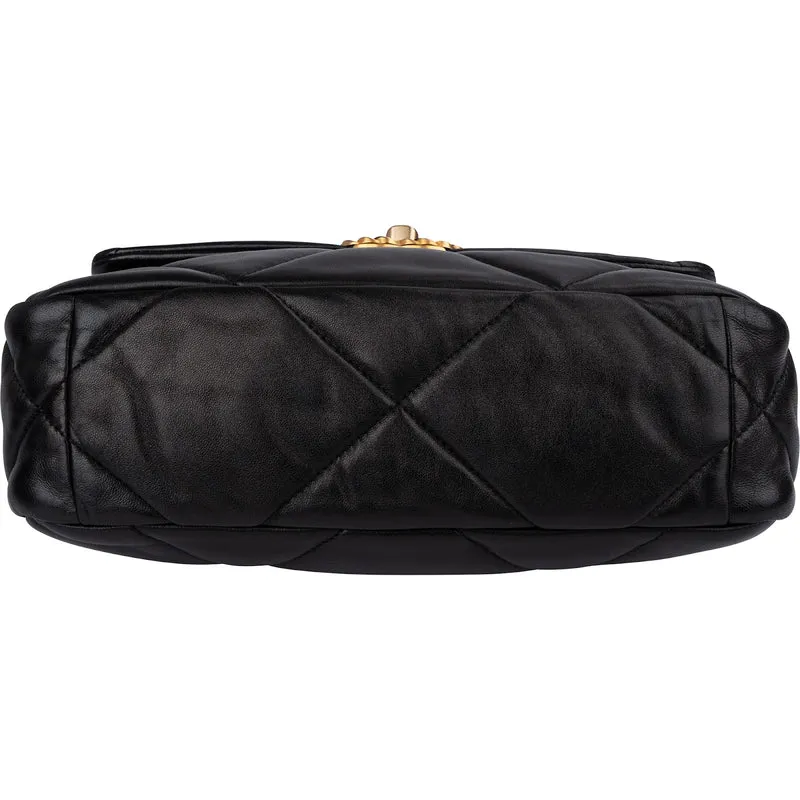 Chanel 19 Quilted Lambskin Single Flap Crossbody Bag