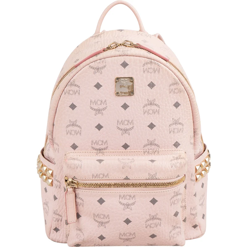 MCM Monogram Small Visetos Stark Side Studs Backpack