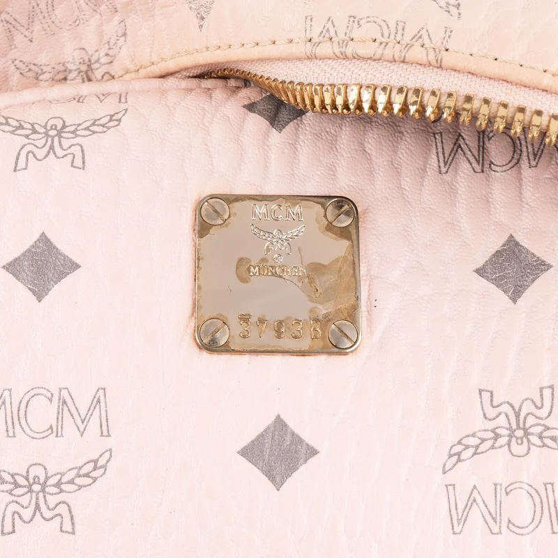 MCM Monogram Small Visetos Stark Side Studs Backpack