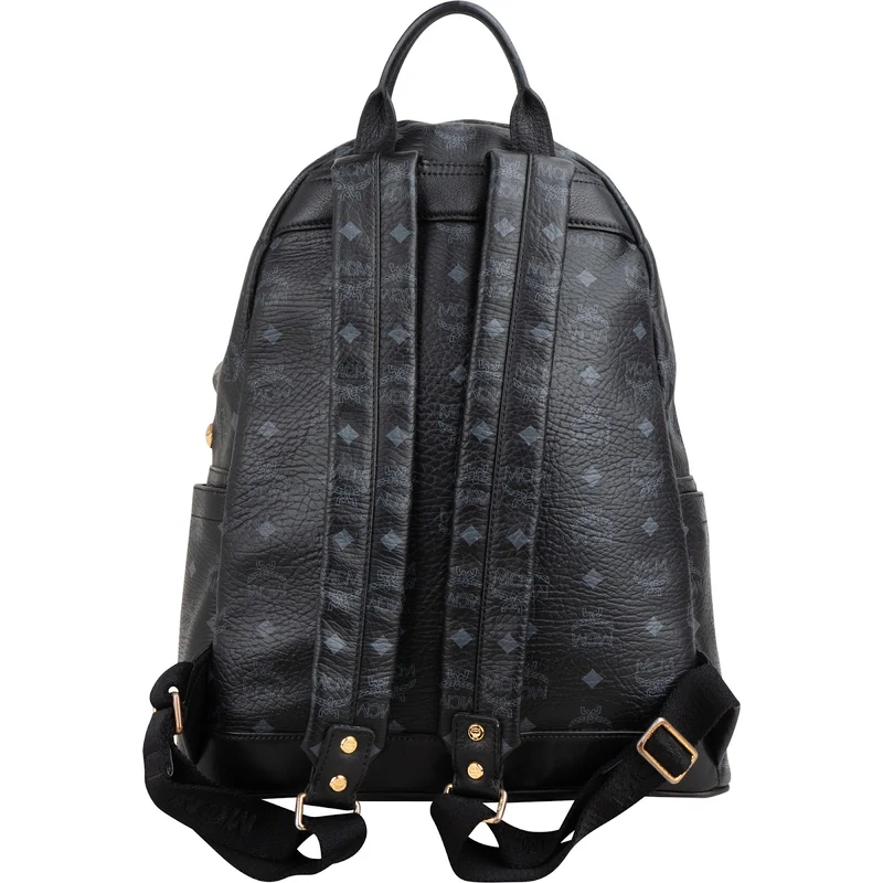 MCM Visetos Monogram Stark Studded Backpack