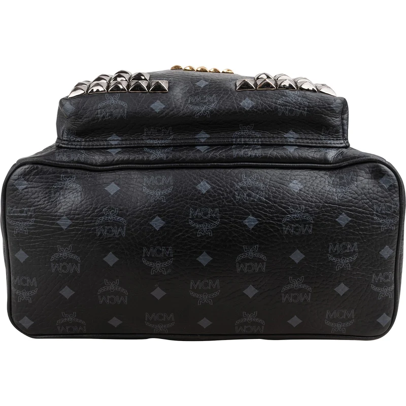 MCM Visetos Monogram Stark Studded Backpack