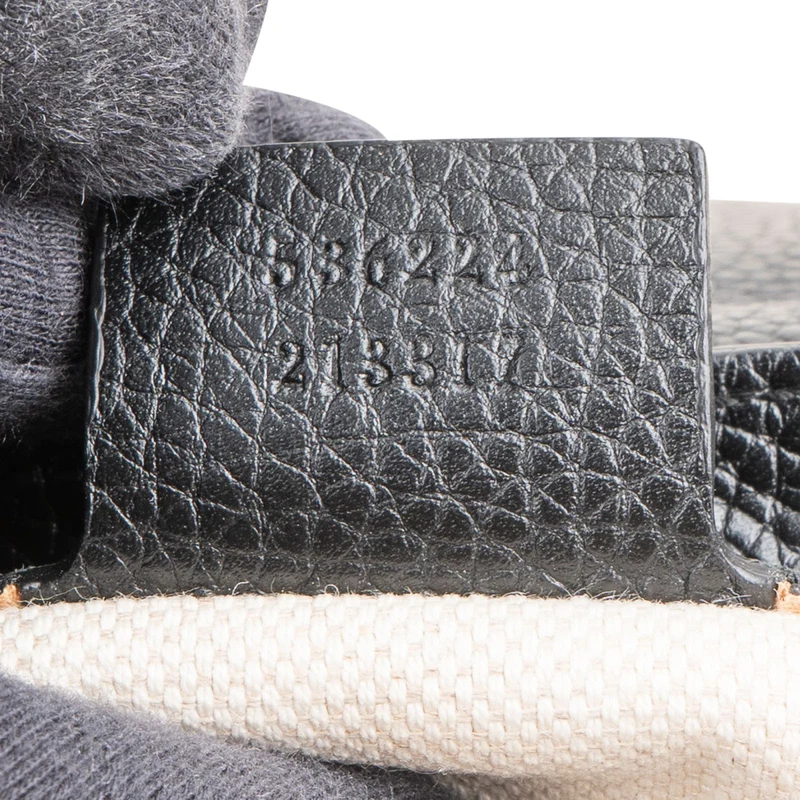 Gucci Black Leather Soho Chain Crossbody Bag