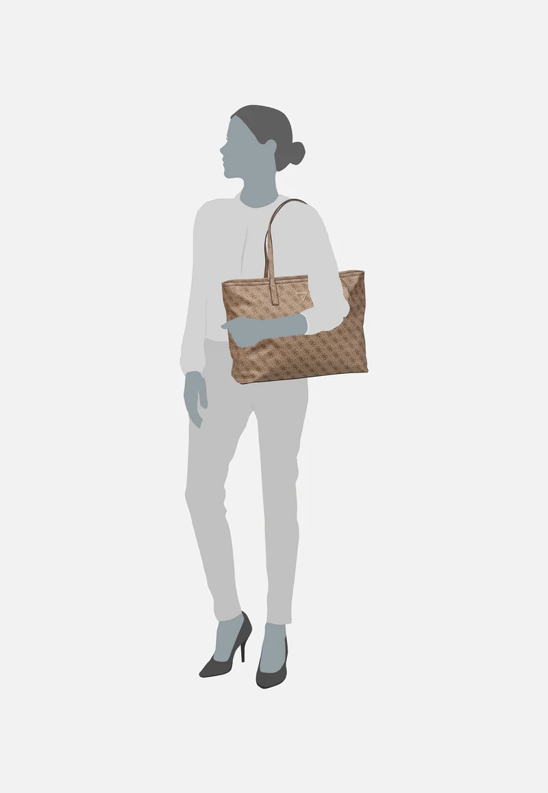 Power Play II Large Tech TO 24240 Logo Latte - Shopper