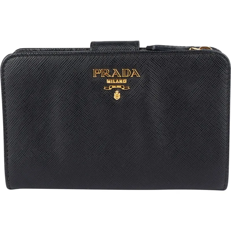 Prada Saffiano Leather Bifold Wallet