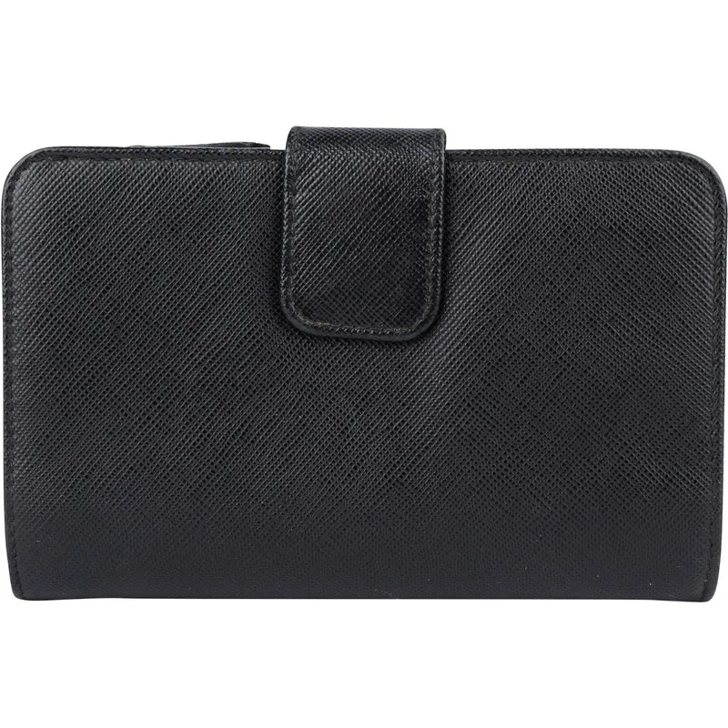 Prada Saffiano Leather Bifold Wallet