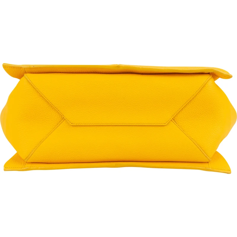 Celine Grained Calfskin Small Tri-Fold Shoulder Bag