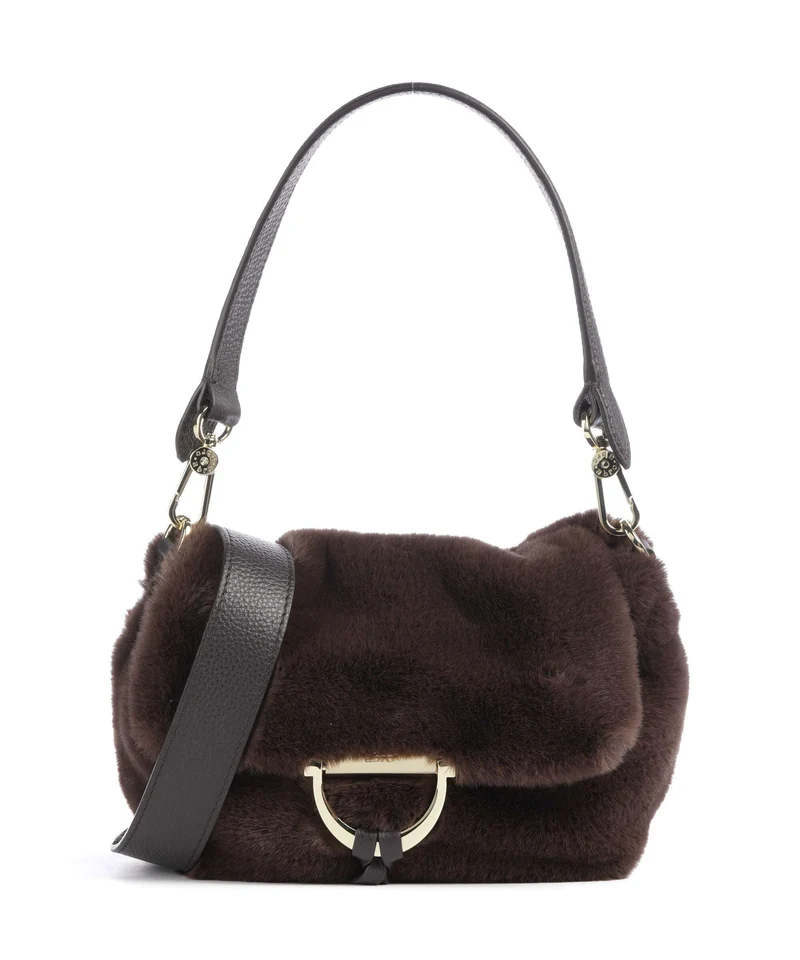 Abro Temi Small Schultertasche dark brown