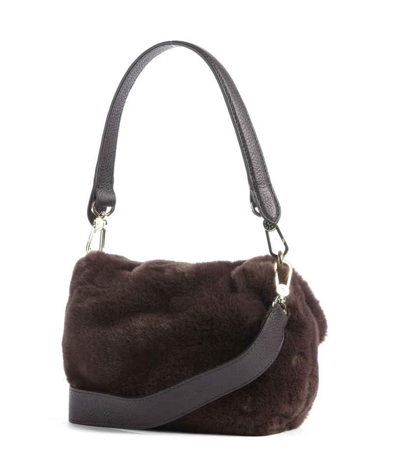 Abro Temi Small Schultertasche dark brown