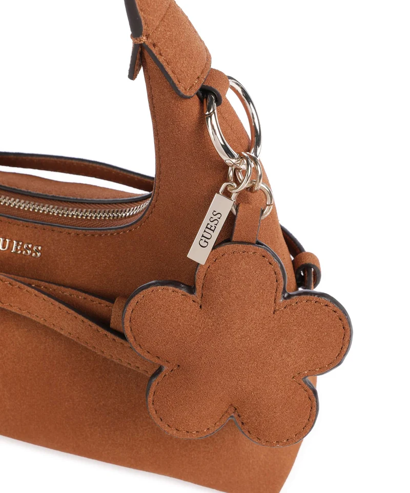 Guess Taylor Mini Schultertasche cognac
