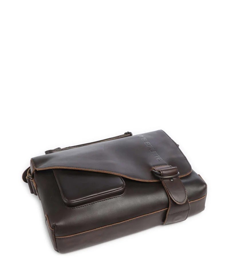 Aunts & Uncles Heritage Judd Kuriertasche dark brown