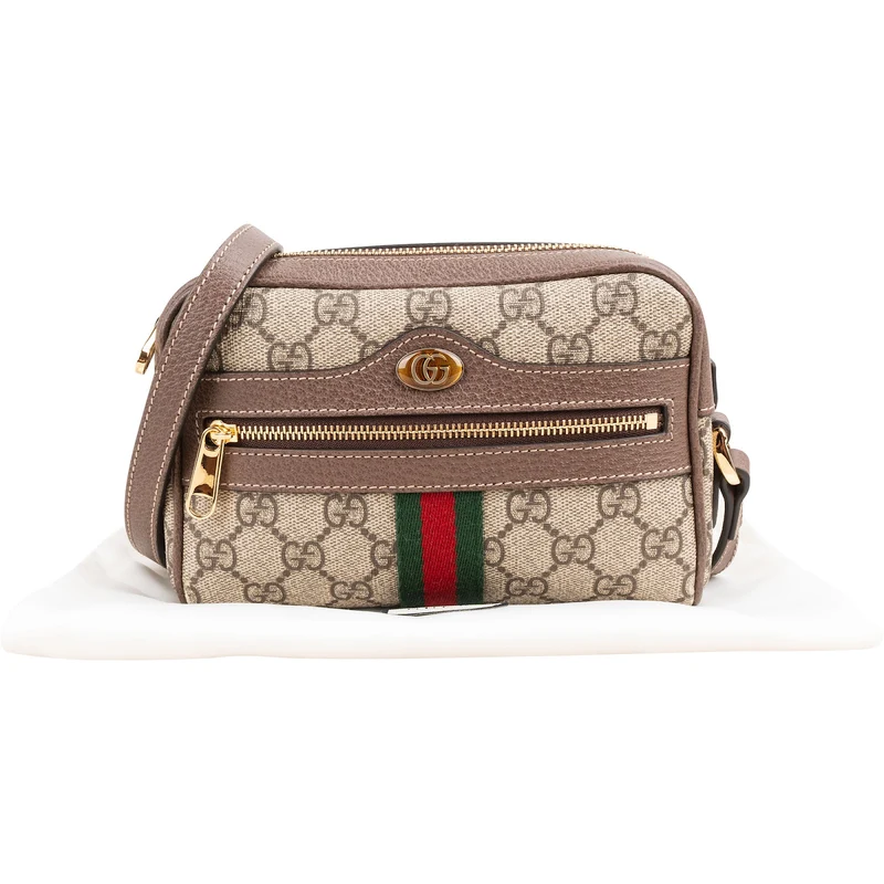 Gucci Monogram GG Supreme Ophidia Mini Crossbody Bag