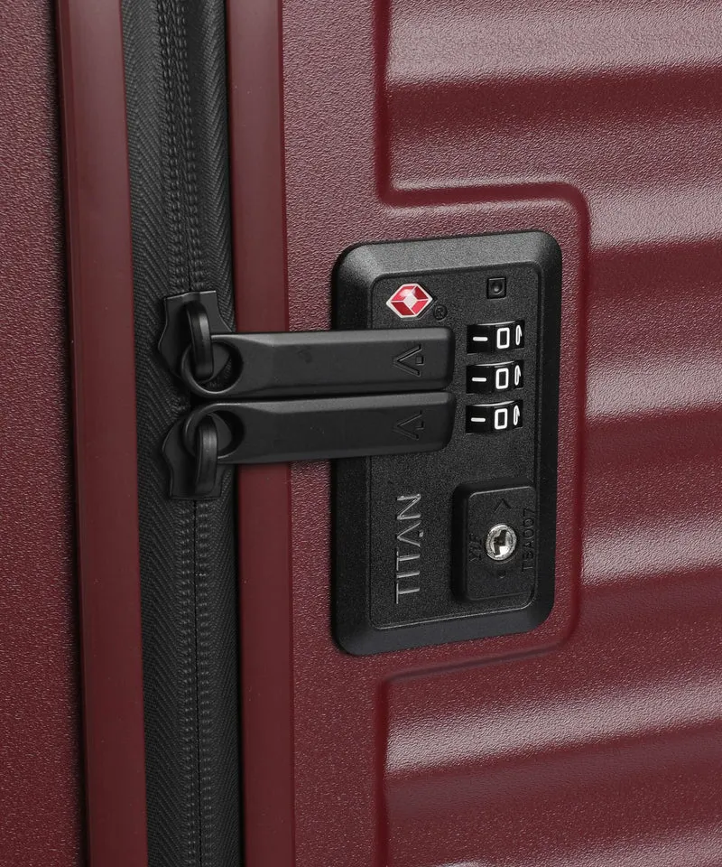 Titan Upgrade 4-Rollen Trolley emberwood red