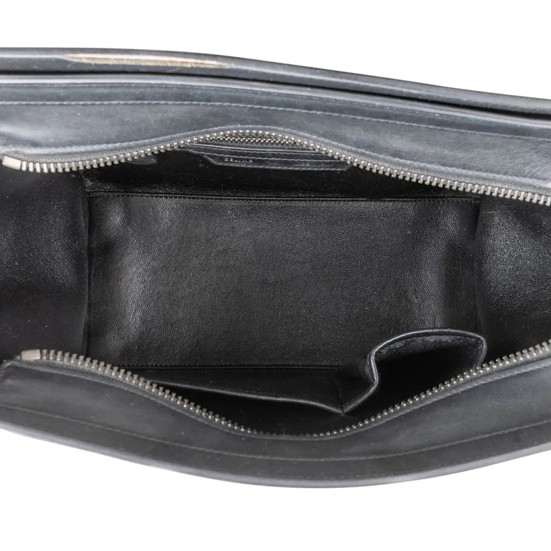Céline Tricolor Leather Luggage Handbag