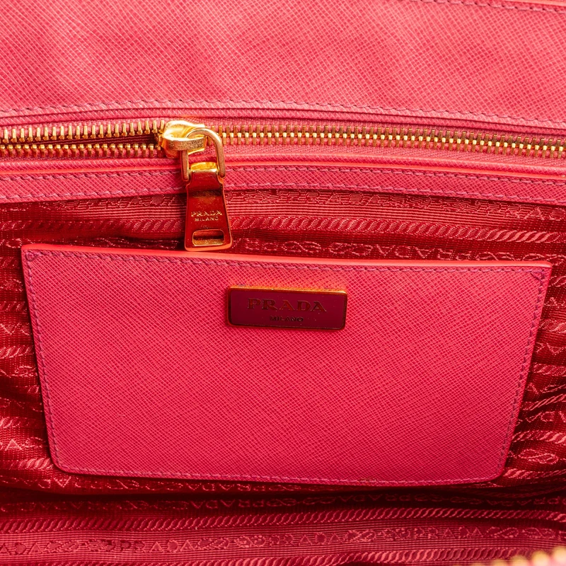 Prada Saffiano Leather Large Galleria Tote Handbag