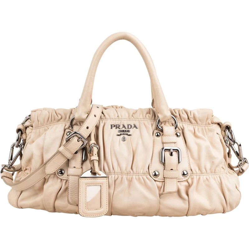 Prada Nappa Gaufre Leather Satchel Handbag