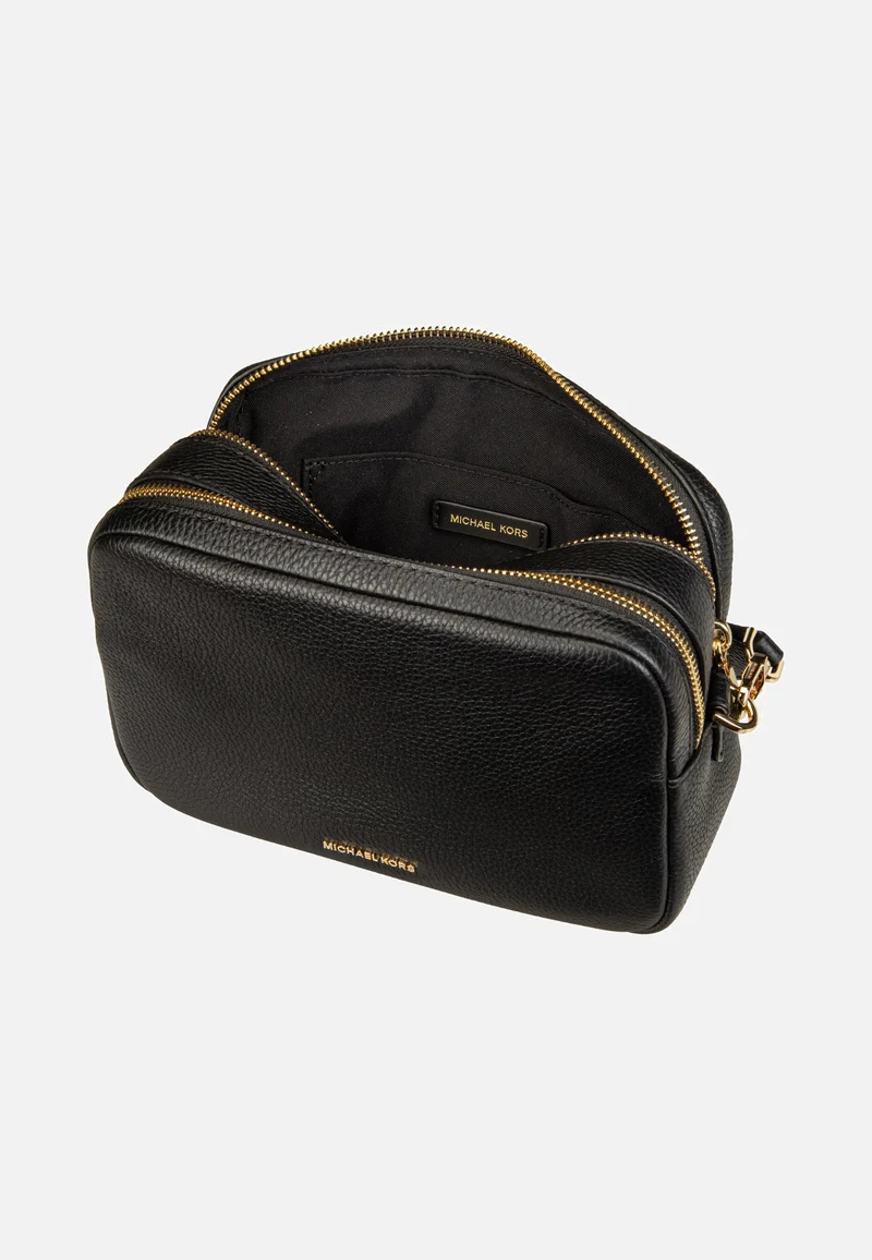 Bryant Medium Double Zip Chain Black - Crossbody Bag