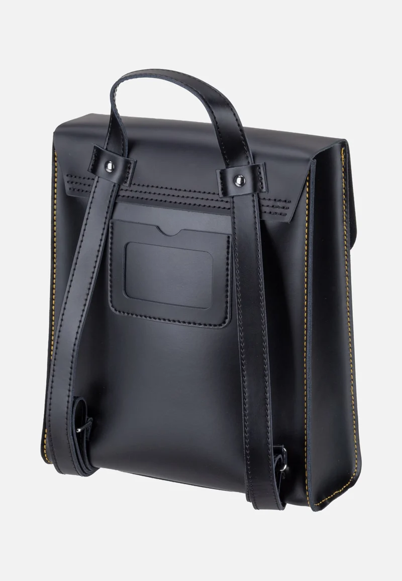 Mini Backpack Black Kiev Smooth - Rucksack