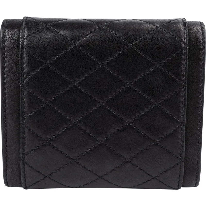 Saint Laurent Quilted Leather Small Envelope Wallet