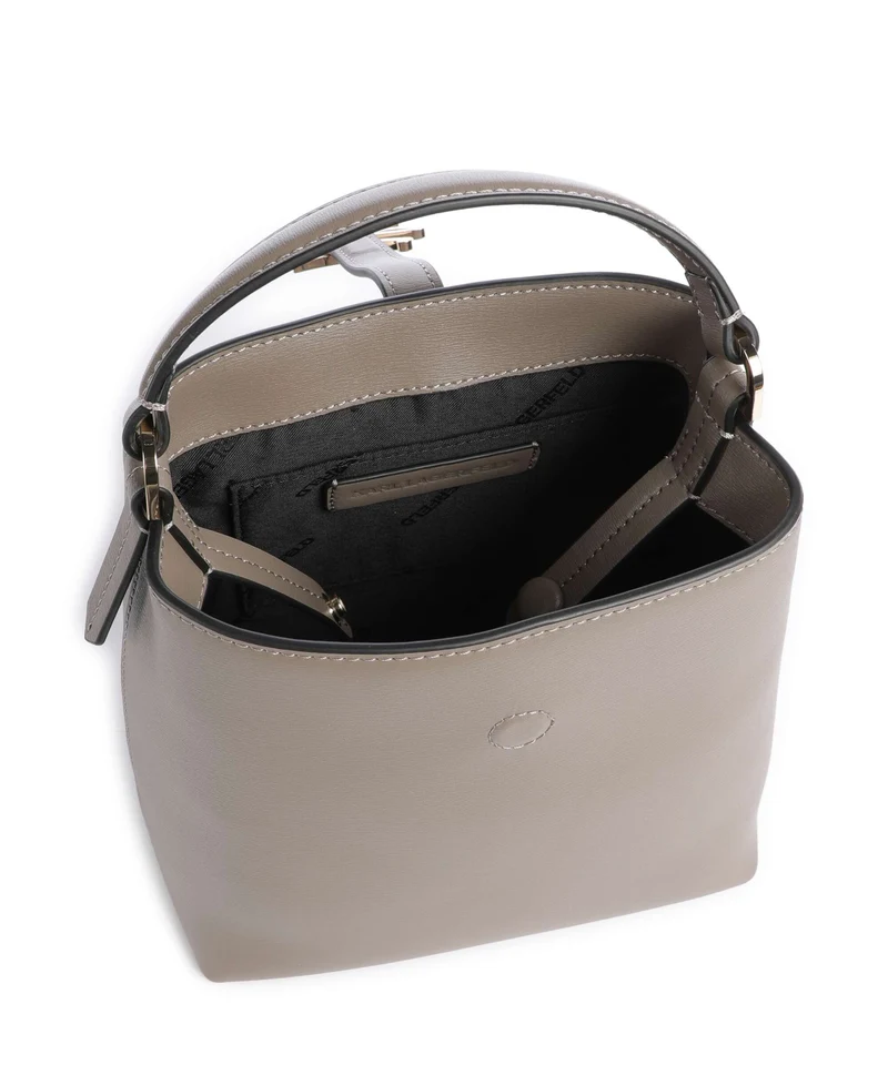 Karl Lagerfeld K/Autograph Small Bucket Handtasche ash grey