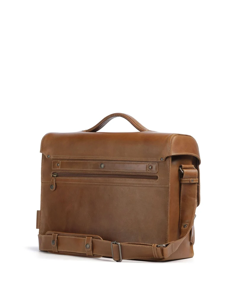 Aunts & Uncles Heritage Finn Aktentasche tan