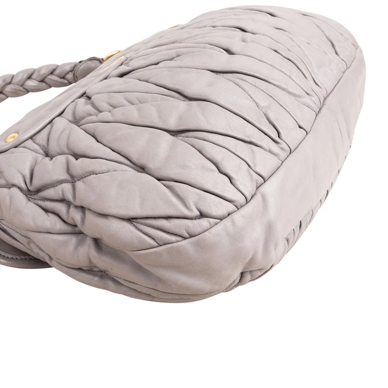 Miu Miu Matelassé Nappa Leather Coffer City Shoulder Bag