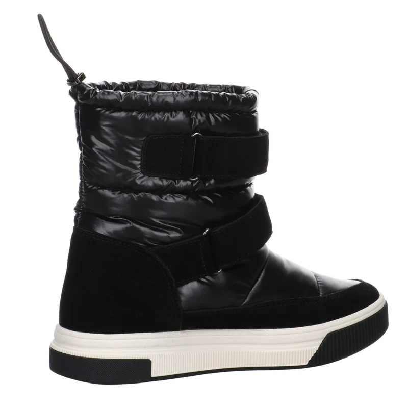 Marc Cain Damen Stiefel Schuhe Boots Leder-/Textilkombination Elegant Freizeit Uni Damen Frauen Boots Boot Schuhe Warmfutter warm Leder Veloursleder
