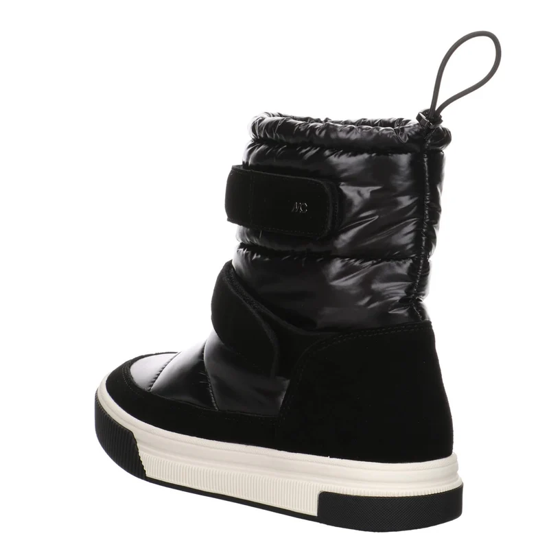 Marc Cain Damen Stiefel Schuhe Boots Leder-/Textilkombination Elegant Freizeit Uni Damen Frauen Boots Boot Schuhe Warmfutter warm Leder Veloursleder