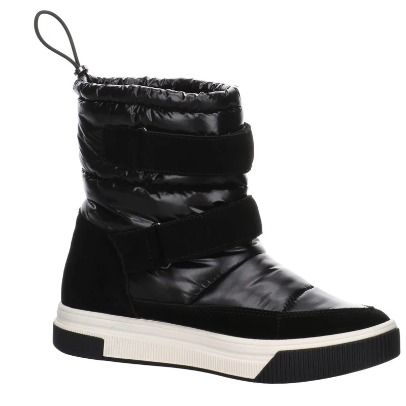 Marc Cain Damen Stiefel Schuhe Boots Leder-/Textilkombination Elegant Freizeit Uni Damen Frauen Boots Boot Schuhe Warmfutter warm Leder Veloursleder