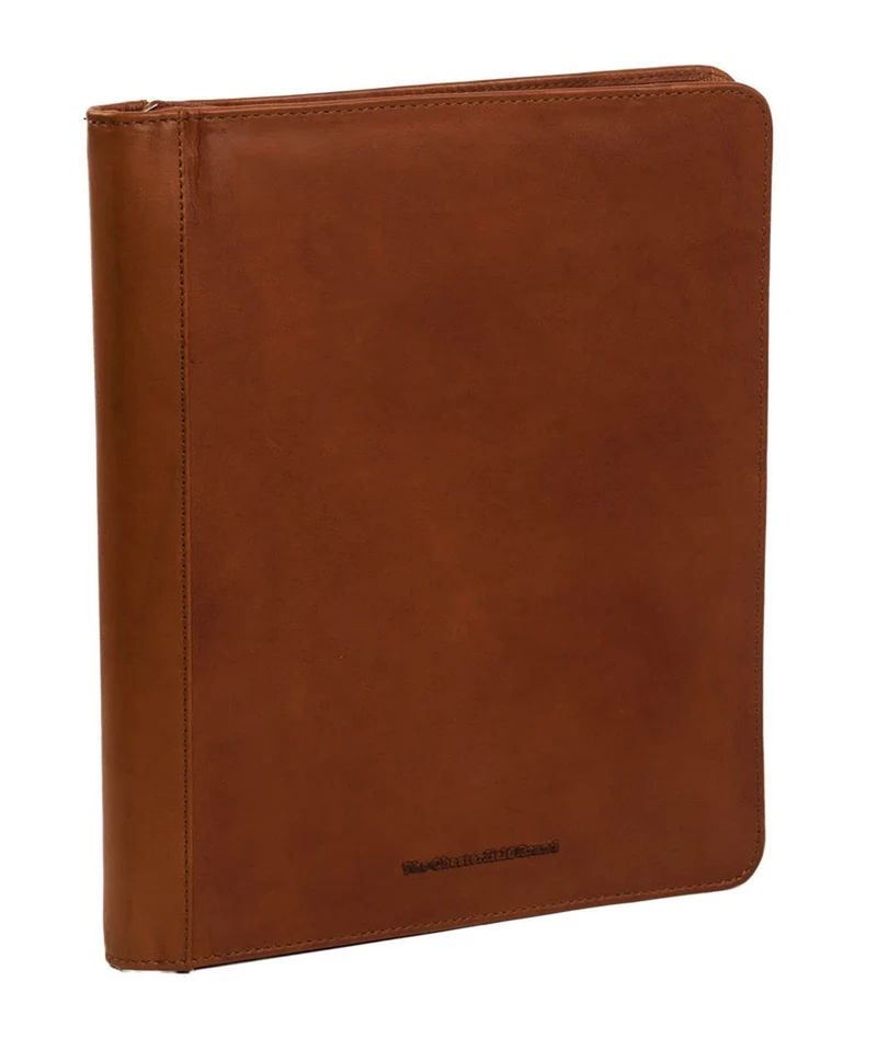The Chesterfield Brand Wax Pull Up Barnet Schreibmappe Leder 29 cm