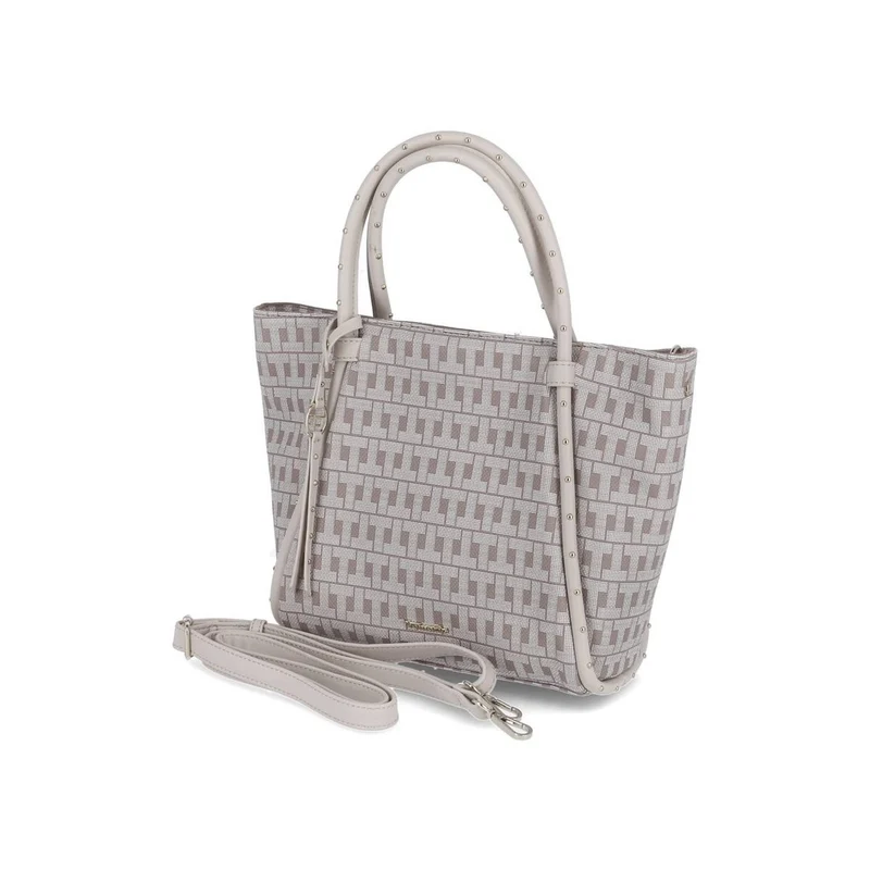Tamaris Shopper Linn 32265 Damen Handtaschen Ornament lighttaupe 911