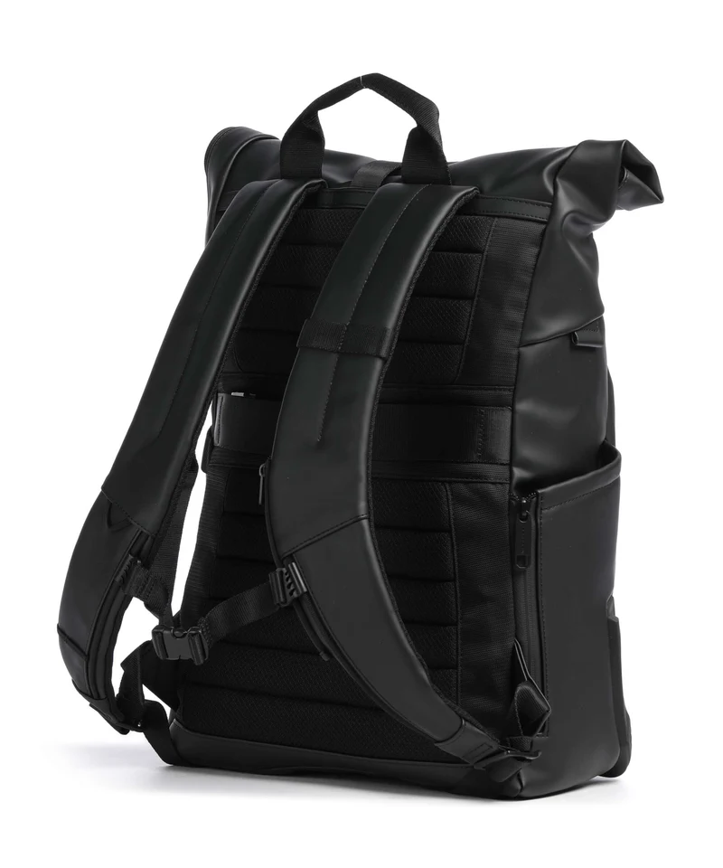 Piquadro Ducati C2OWD Rolltop Rucksack black/gold