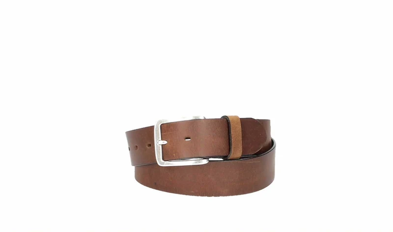 Ledergürtel 40 mm breit Cognac
