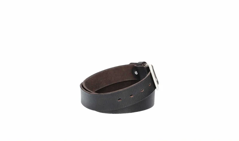 Ledergürtel 40 mm breit Schwarz