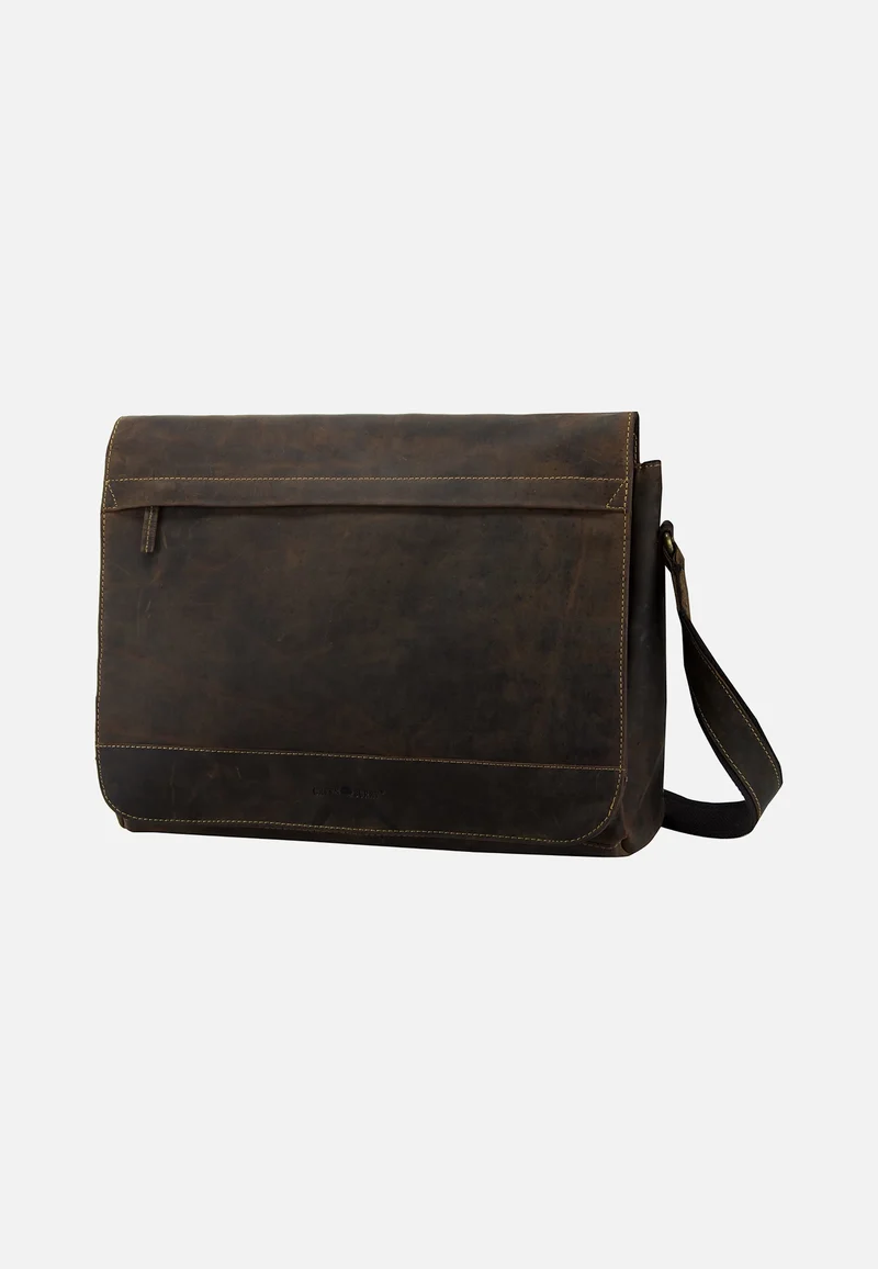 Vintage XXL Tasche Sattelbraun - Messenger Bag