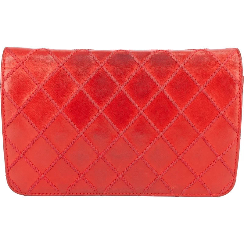 Chanel Stitching Leather Wallet on Chain Crossbody Bag