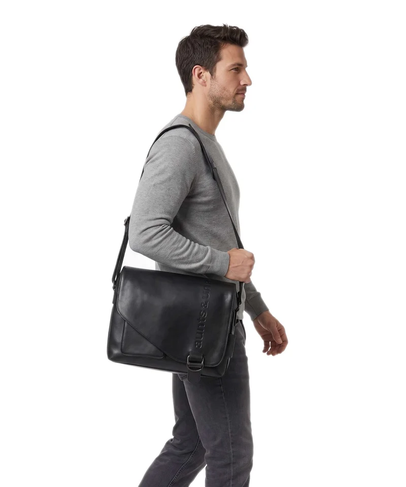 Aunts & Uncles Heritage Medium Judd Kuriertasche black