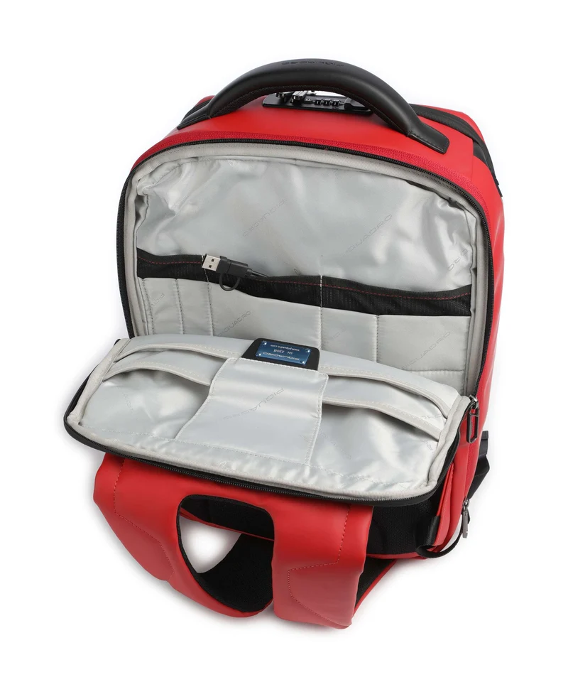 Piquadro Ducati C2OWD 30 Rucksack red