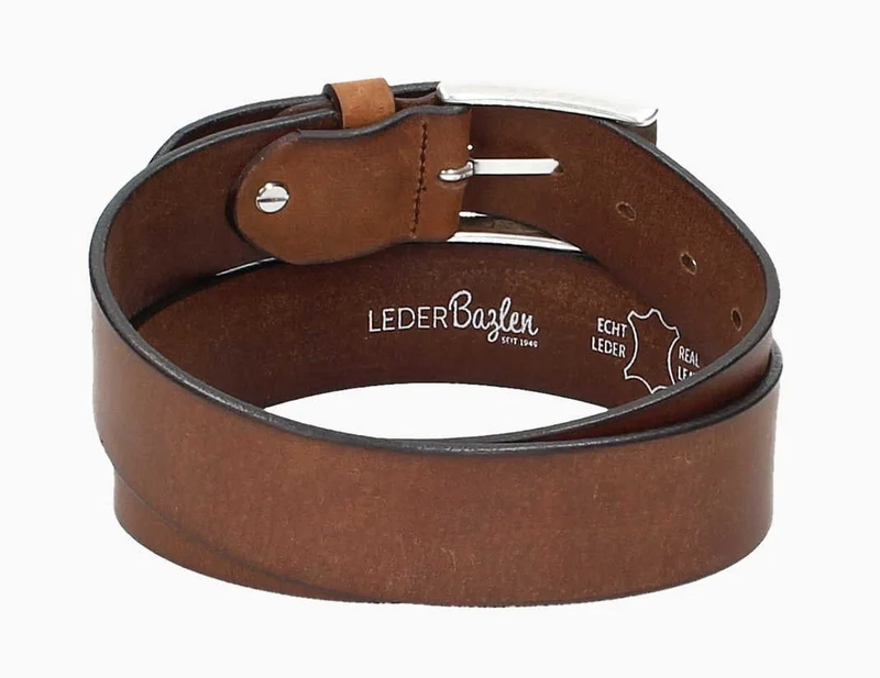 Ledergürtel 40 mm Cognac