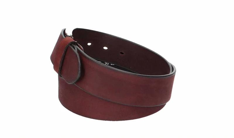 Ledergürtel 40 mm breit Bordeaux