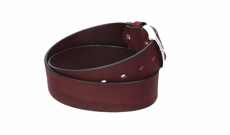 Ledergürtel 40 mm breit Bordeaux