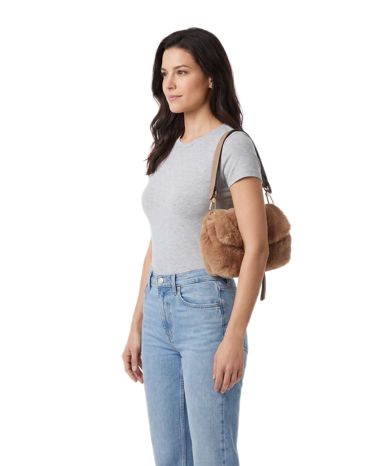 Abro Temi Small Schultertasche cappuccino