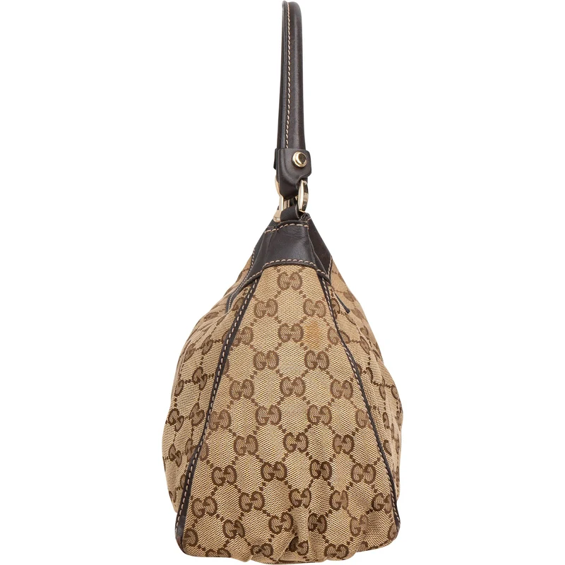 Gucci Monogram GG Canvas Abbey D-Ring Hobo Shoulder Bag