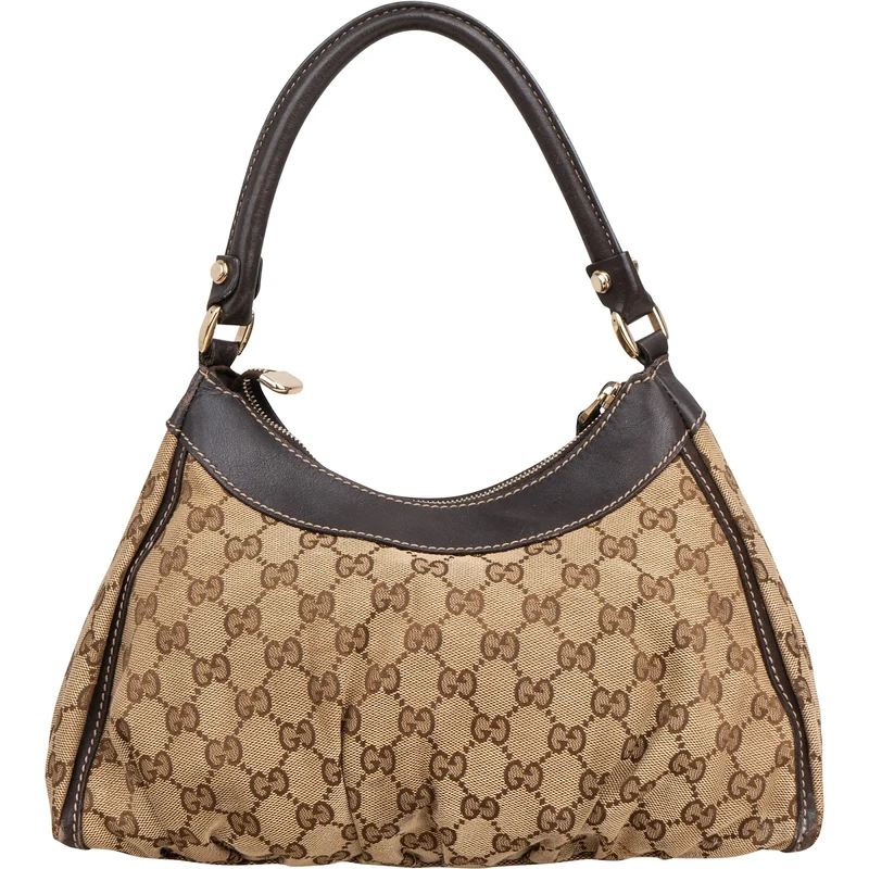 Gucci Monogram GG Canvas Abbey D-Ring Hobo Shoulder Bag