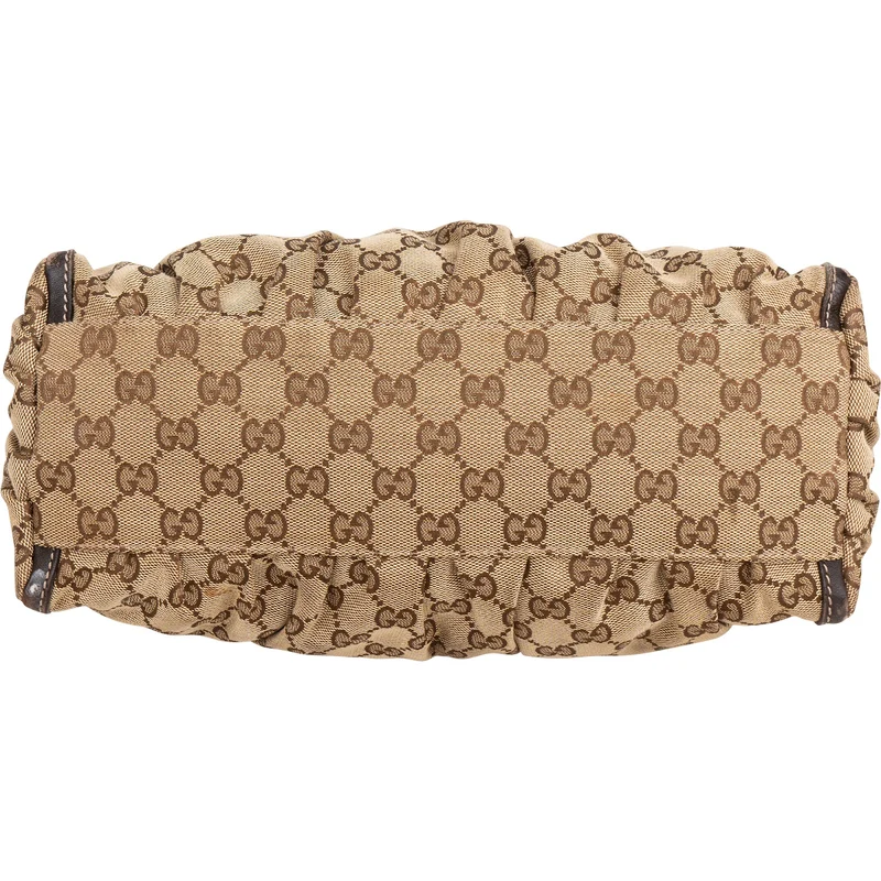 Gucci Monogram GG Canvas Abbey D-Ring Hobo Shoulder Bag