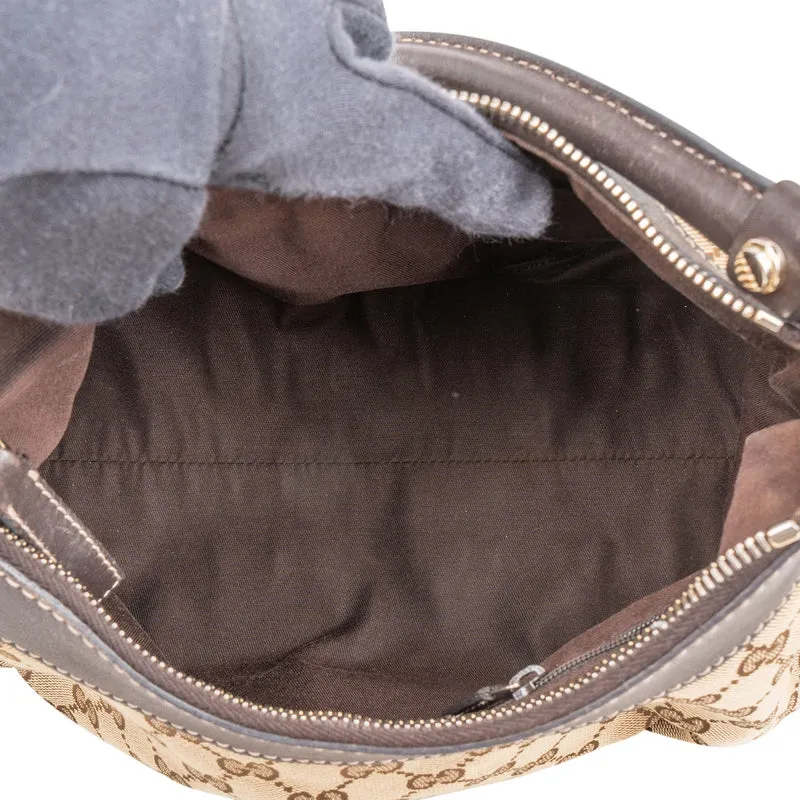Gucci Monogram GG Canvas Abbey D-Ring Hobo Shoulder Bag