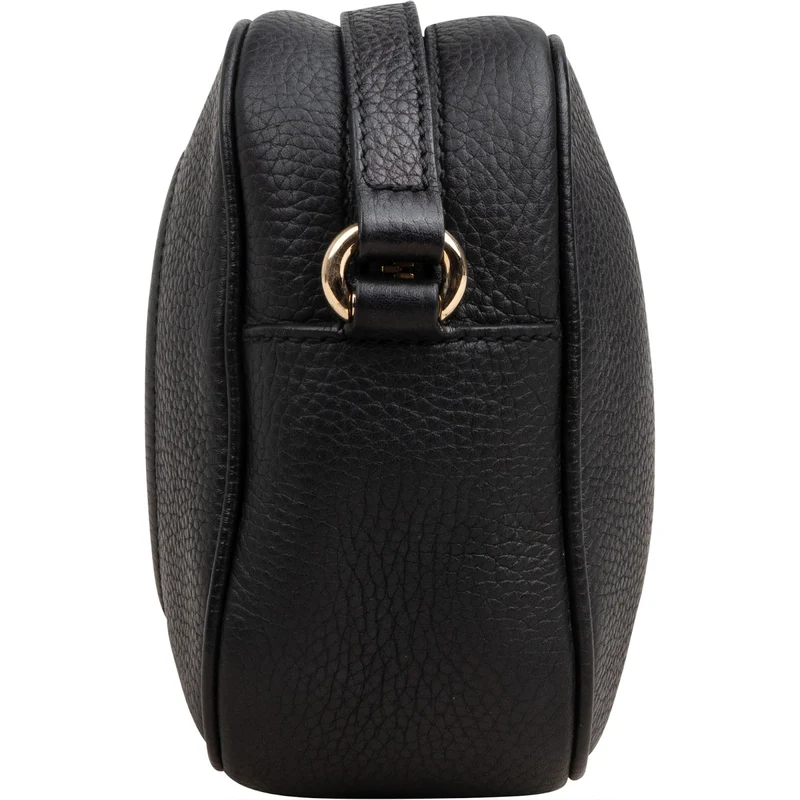 Gucci Black Leather Soho Disco Camera Crossbody Bag
