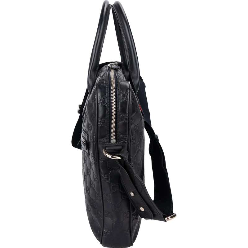 Gucci Guccissima Leather Business Handbag