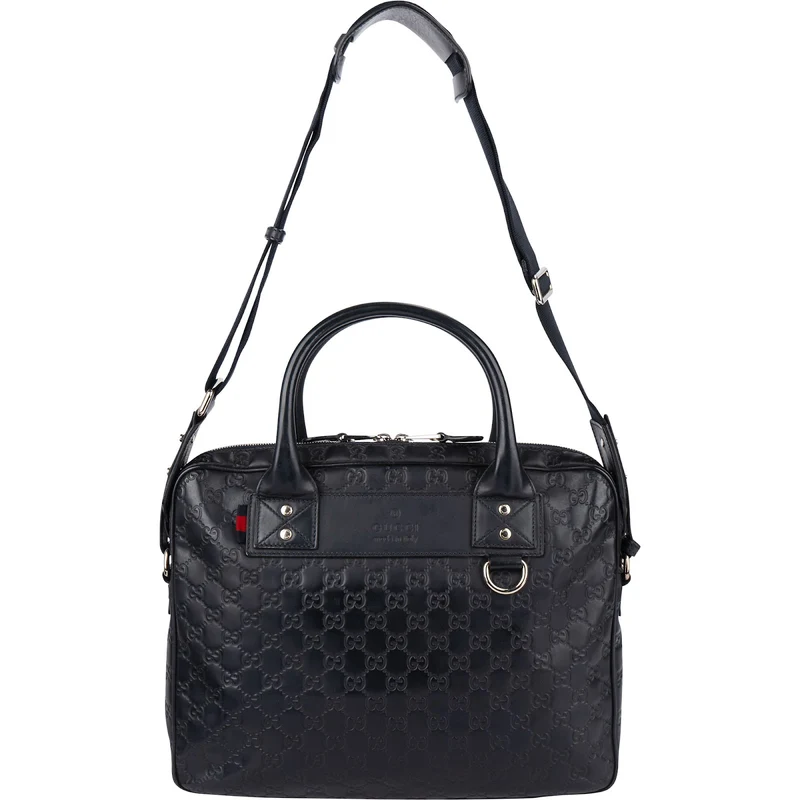 Gucci Guccissima Leather Business Handbag